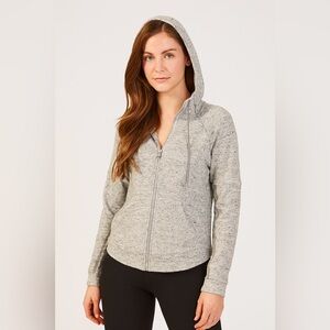 Adidas 100% Cotton Zip Up Hoodie